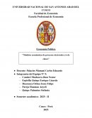 Modelos economicos de procesos electorales