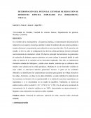 Determinación del potencial estándar de reducción de diferentes especies, empleando una herramienta virtual