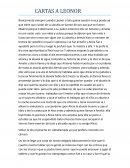 Cartas a Leonor