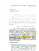 Demanda de prescripción de hipoteca