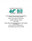 Sistema de Gestión de la Calidad (SGC) aplicado a un centro de salud y bienestar