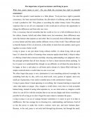 The importance of good coexistence and living in peace