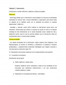 Intervención. Introducción a la fase: definición, objetivos y tareas principales