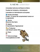 El campo del comportamiento humano en la organización