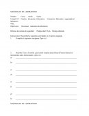 Materiales y seguridad del laboratorio