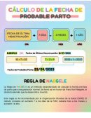 Cálculo de fecha probable de parto