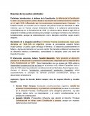 Resumen de los puntos solicitados