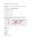 Laboratorio de genetica – resultados