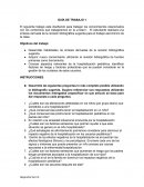 Guía de trabajo. Hospitalización pediatrica