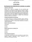 Dia Nacional de la Memoria por la Verdad y la Justicia