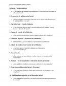 Cuestionario puericultura y psicologia de la memoria