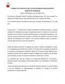 Ejemplo de producto del taller intensivo para docentes Narrativa integrada