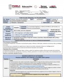 Plan de clase Lenguajes 1° de telesecundaria