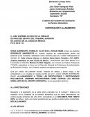 Contestación y allanamiento