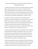 Ensayo de contaminación en Saños Chico