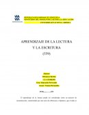 Aprendizaje de la lectura y la escritura