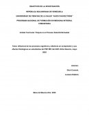Influencia de los procesos cognitivos y afectivos en la depresión y sus efectos fisiológicos en estudiantes del PNF MIC del ASIC Alirio Navarro