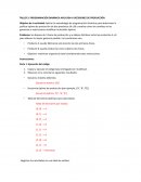 Programación dinámica aplicada a decisiones de producción