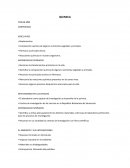 Plan de evaluacion quimica 3er año