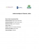 Base de Datos Comportamiento ético