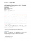 Informe técnico sobre concreto en ALC MCA° 2+260