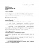 Itinerario propuesto Practica municipio Nirgua