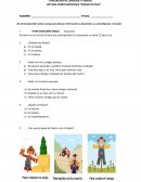 Evaluación de lenguaje 1º básico. Lectura complementaria “Amigo de palo”