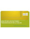 Efecto de los factores psicosociales en la salud