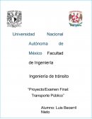 Proyecto / Examen final: Transporte público
