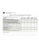 Escala de apreciación para evaluar la realización del discurso oral formal