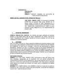 Demanda de ejecución de conciliación extrajudicial