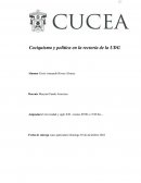 Caciquismo y política en la rectoría de la Universidad de Guadalajara UDG