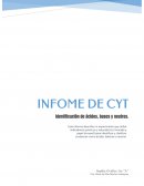 Identificación de ácidos, bases y neutros mediante indicadores químicos y naturales