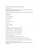 Resumen: Eficacia antibacteriana y Staphylococcus