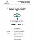 Proyecto final empresa “La cascada “