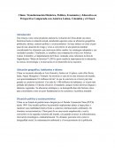 China: transformación histórica, política, económica y educativa en perspectiva comparada con América Latina, Colombia y el Chocó