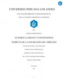 Autores clasicos y concepciones teoricas de la sociologia del derecho