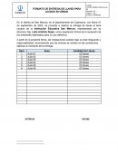 Formato de entrega de llaves para acceso en áreas