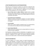 Leyes fundamentales del electromagnetismo