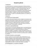 Vocación policial: servicio, ética y responsabilidad