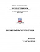 Aspectos técnicos y legales que componen la clasificacion arancelaria de las mercancias objeto de comercio exterior