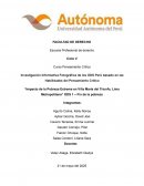 Impacto de la pobreza extrema en villa María del Triunfo, Lima Metropolitana