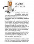 Ensayo El celular ¿Quién no tiene uno?