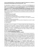 Acta de constitución de la asociación de padres de familia de la escuela y elección de su mesa directiva ciclo escolar 2025 - 2026