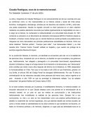 Claudia Rodríguez: Ecos de una memoria travesti