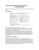 Clinica de refraccion pediatrico