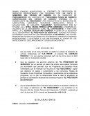 Convenio modificatorio al contrato de prestación de servicios profesionales