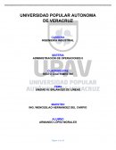 Gestión de la producción. Balanceo de lineas