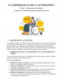 La importancia de la autoestima