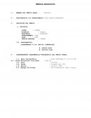 Memoria descriptiva. Predio rural Chejollo